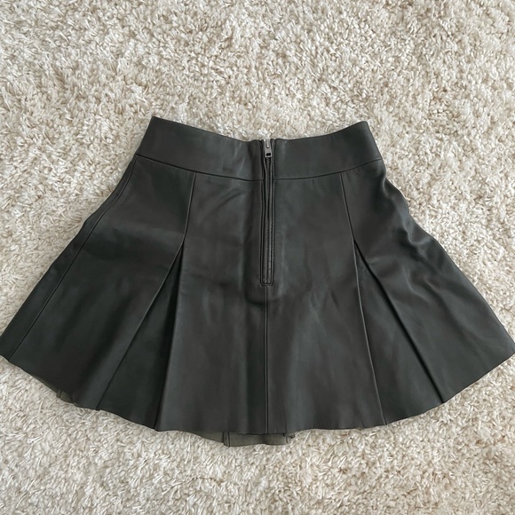 All Saints Dawson Leather Skirt - Picture 4 of 6